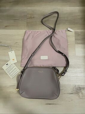 Radley London Dukes Place  Mauve Leather Crossbody Bag